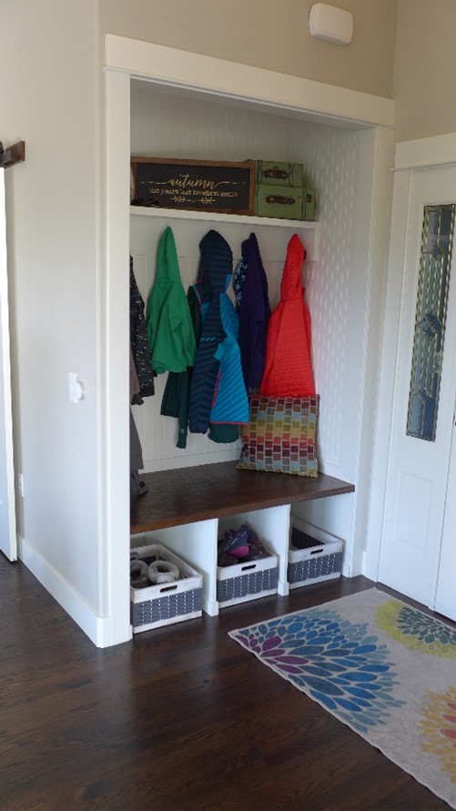 garage and mudroom remodel
