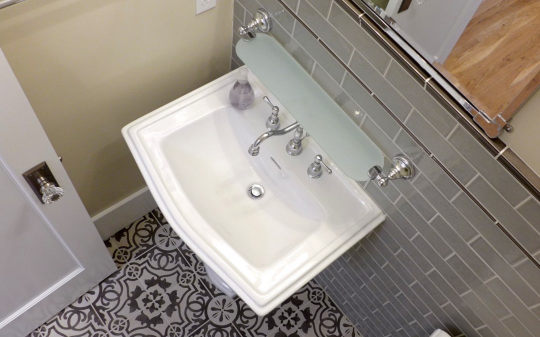 Bellingham powder room, office addition