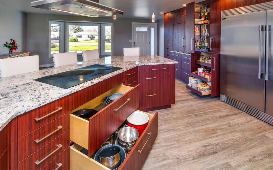 Stunning cabinetry in a newly opened kitchen