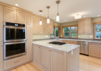 Double wall ovens in Bellingham Remodel.